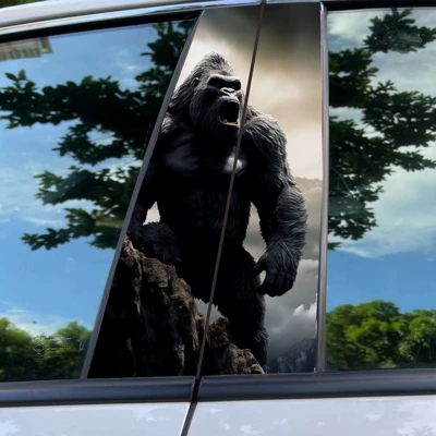 decorative sticker car window B pillar: Body sticker - diamond-3-1-pair-of-main-and-co-pilot