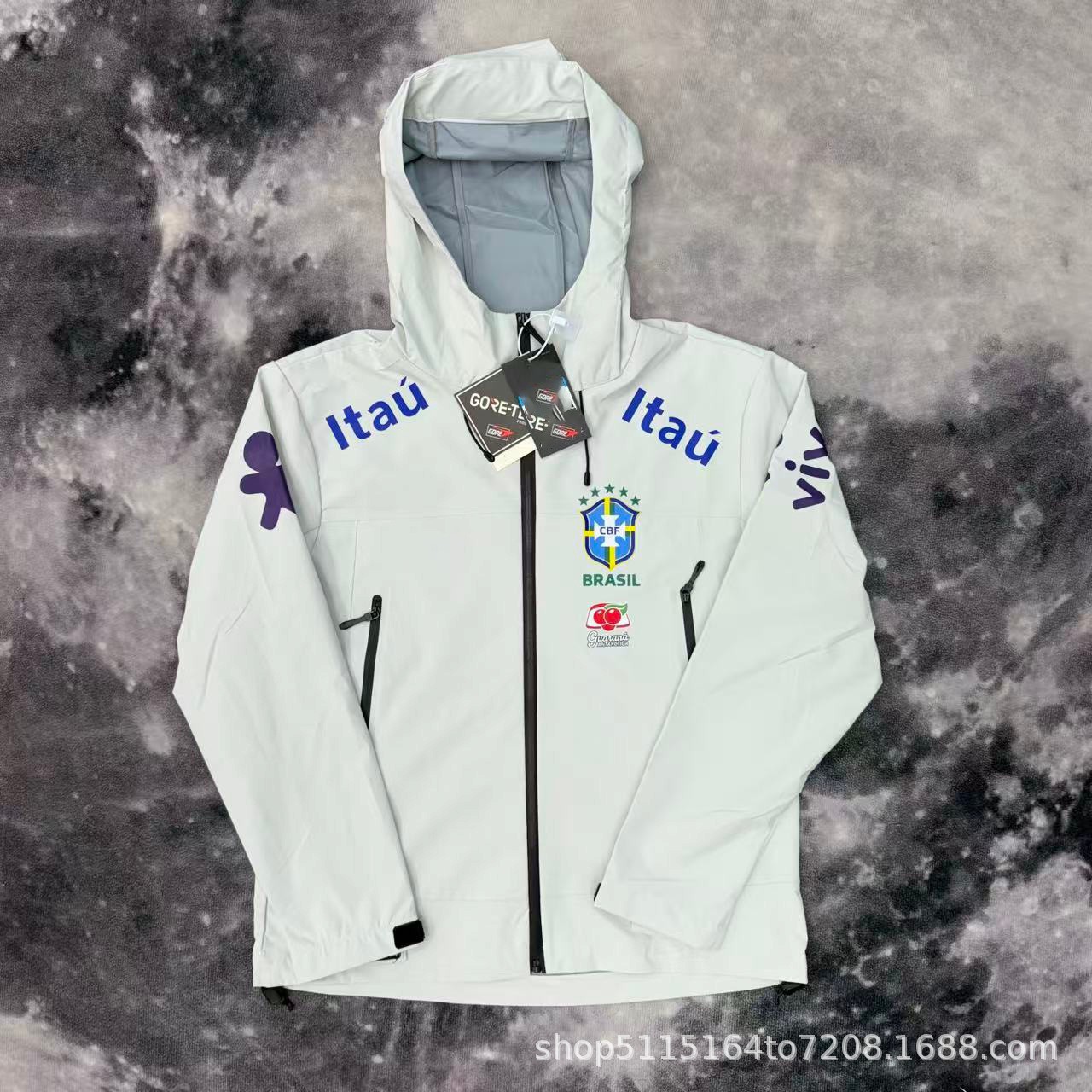 브라질 소프트쉘 재킷 화이트