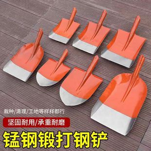 Shovel Full Steel with Wooden Handle Square Head Agricultural Shovel Flat Head Shovel Round Head Shovel Agricultural Tools Coal Shovel Forest Garden Iron Shovel