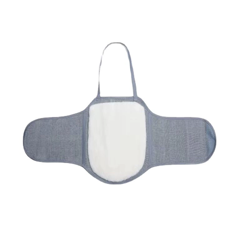 Оптовая Продажа с фабрики шерстяной мех интегрированный пояс для защиты живота утолщенная Мужская и Женская защита живота из овчины