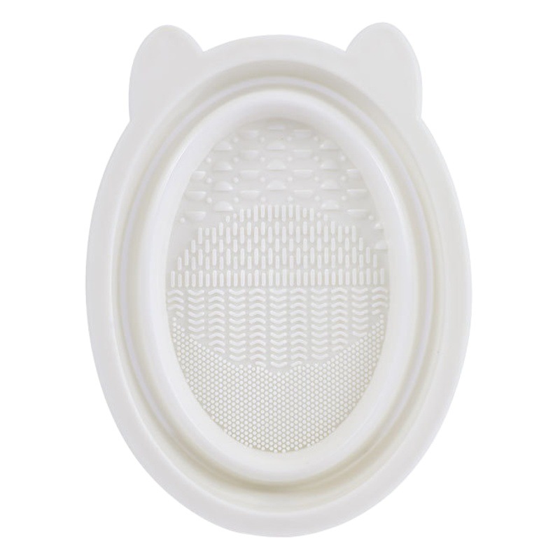 Juego de Limpieza para Brochas y Esponjas de 3 Piezas de Silicona Plegable