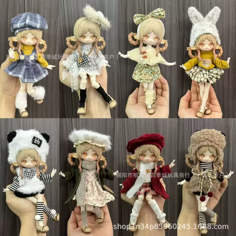 Плачущая 8 точек кукла BJD 12 точек OB11 детская одежда 11–17 см тело Ah Si 10 000 раз сбежало Чжен Хуань Чуань одежда