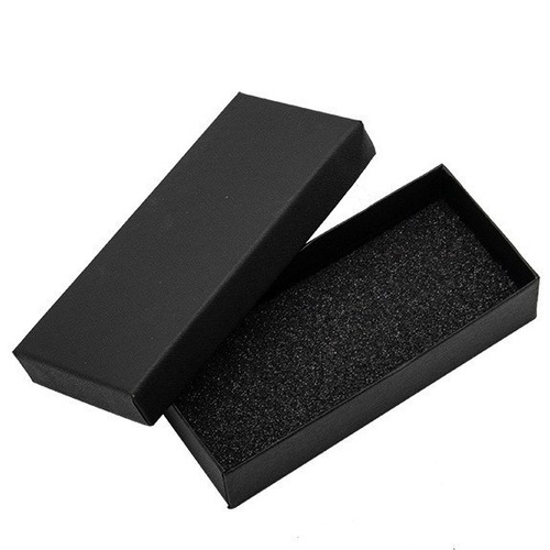 Rectangular watch box, fixed watch strap lined with three-layer sponge cardboard square gift box, watch box wholesale
