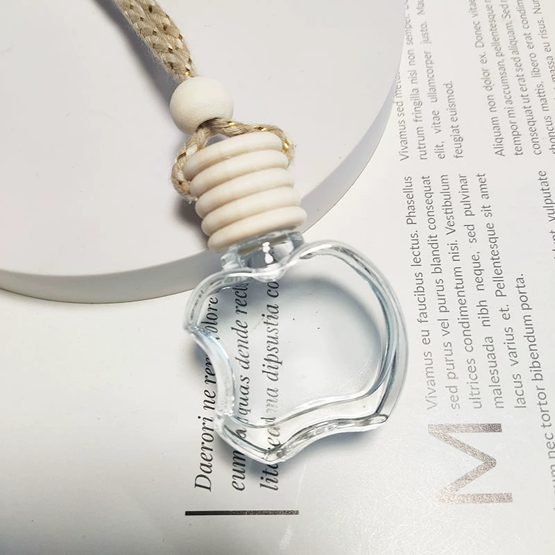 Transparent perfume, bottle, pendant for auto
