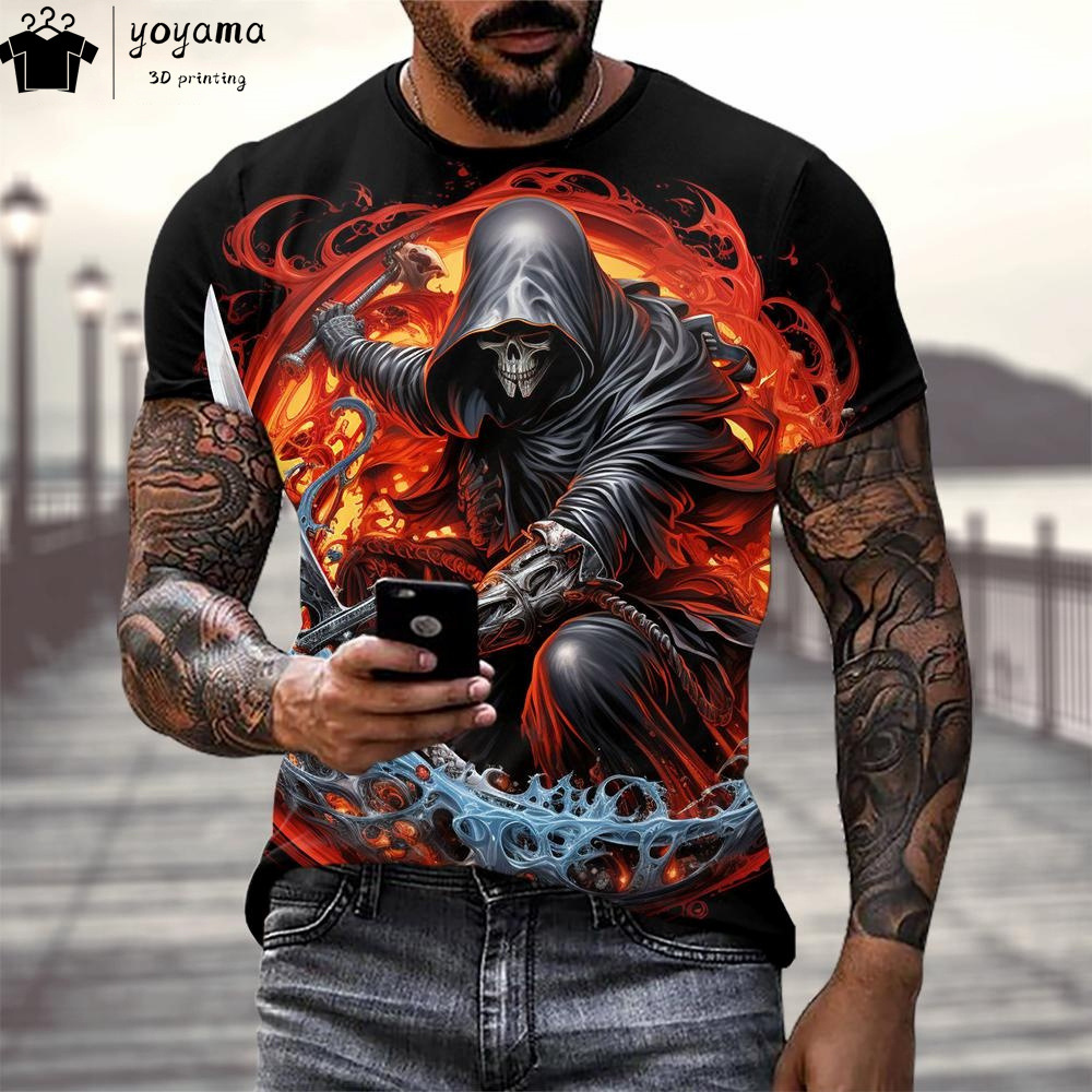 Light and thin comfortable soft breathable summer T-shirt