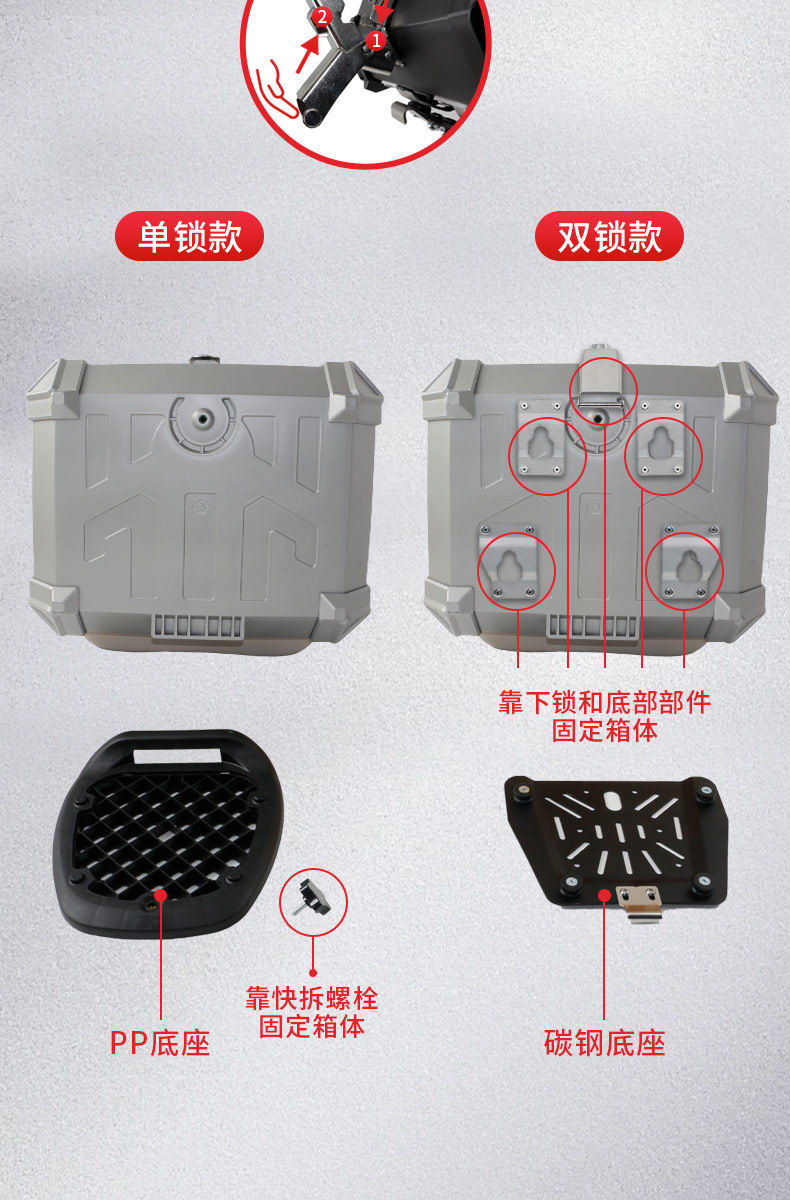 Wanlihao is suitable for the Niu NXT2 tail box electric vehicle password box, motorcycle trunk, and electric scooter toolbox