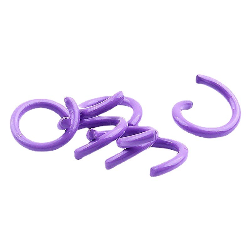 Цветная краска Открытое кольцо DIY ювелирные аксессуары Пряжка для лобстера собака брелок аксессуары прямые продажи с фабрики