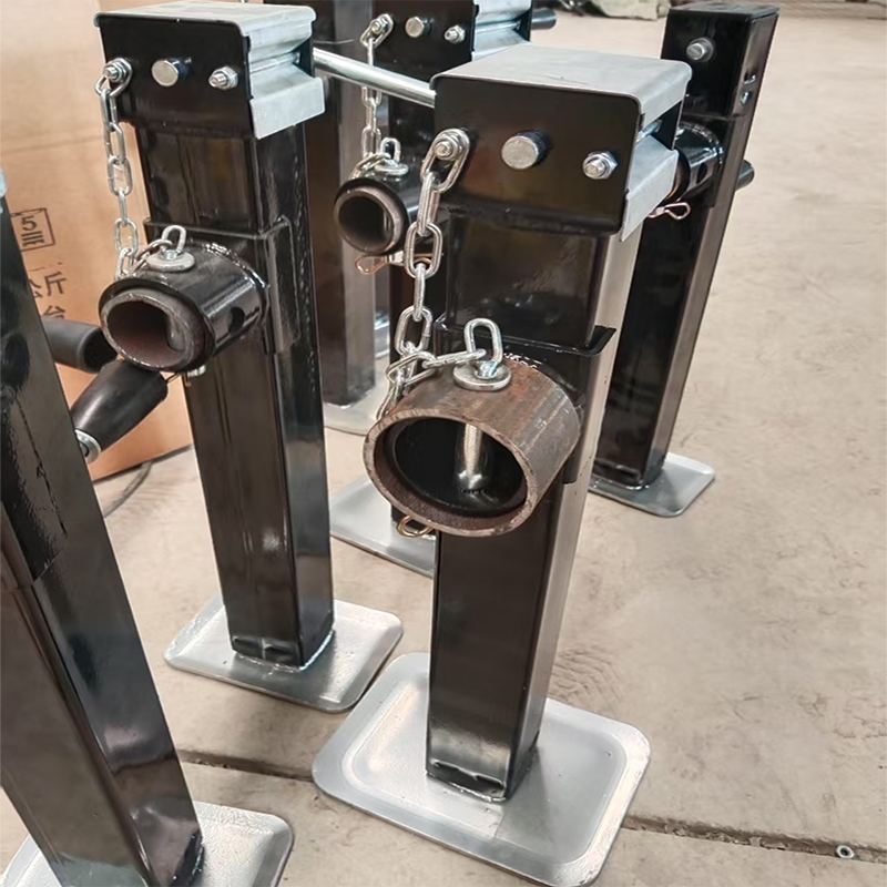 Trailer 0kg hand-operated agricultural vehicle support leg 1 ton 2T 3T reinforced folding support frame accessories