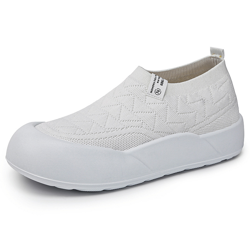 Zapatos de mujer nuevos zapatos de enfermería transpirables de verano zapatos casuales suaves simples zapatos de mujer de color sólido zapatos de suela gruesa zapatos de mujer
