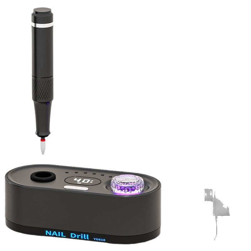 Dispositivo de descarga de uñas eléctrico especial para la tienda de uñas de almacenamiento eléctrico transfronterizo 40 000 RPM rectificador de velocidad ajustable