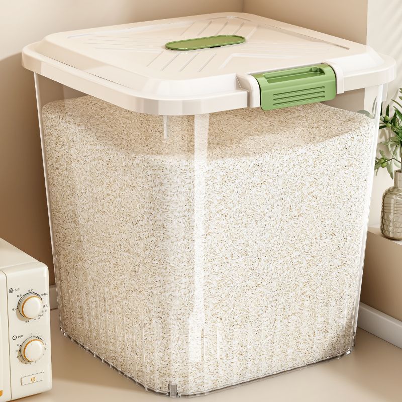 Xingyoumi Bucket Household Sealed Insect-Proof and Moisture-Proof New Safety-Grade Rice Storage Box Flour Storage Jar Container