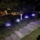 New in stock fireworks lights solar floor lights garden lights lawn lights stars copper string lights outdoor decoration