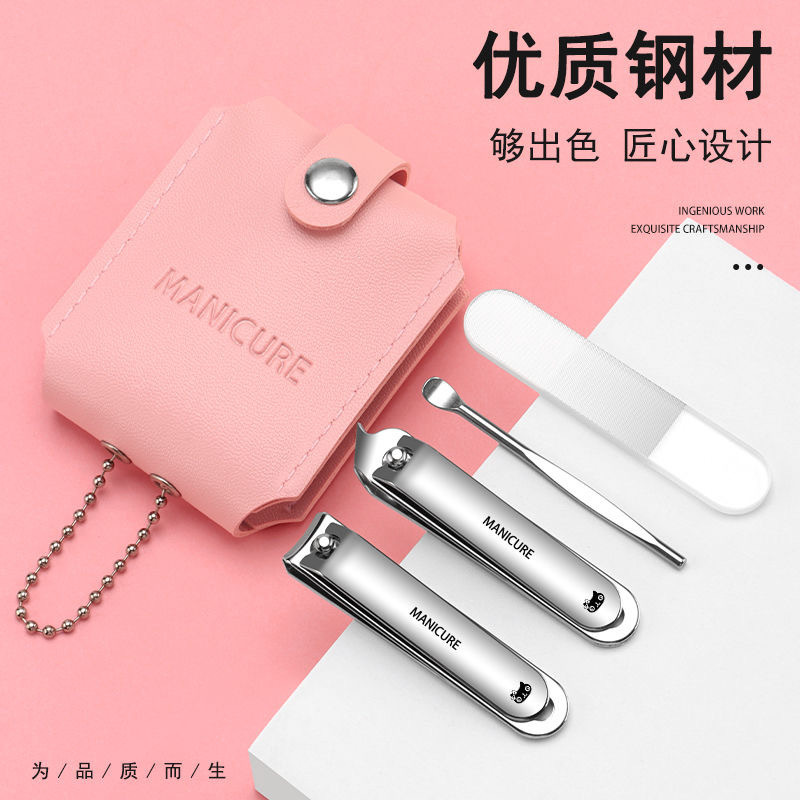 in stock New Creative Macaron Nail Clipper Ear Spoon Portable suit Good Quality Nail Clipper Cute Gift