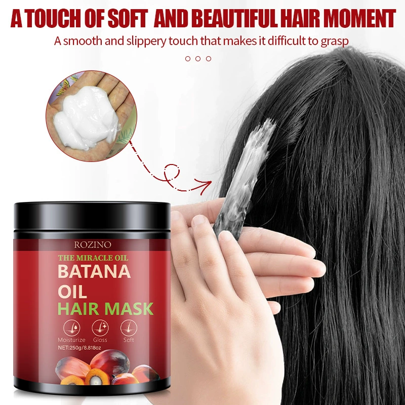 Трансграничная внешняя торговля маска для волос с маслом Батана, увлажнение волос, улучшение вьющихся волос, разглаживание волос, увлажняющая, восстанавливающая и освежающая маска для волос