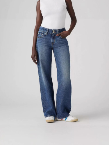 Women's High-Waisted Wide Leg Jeans with Knee-Hole Break, Stylish Casual Loose-Fitting Pants, Light Color Fall 2025 New