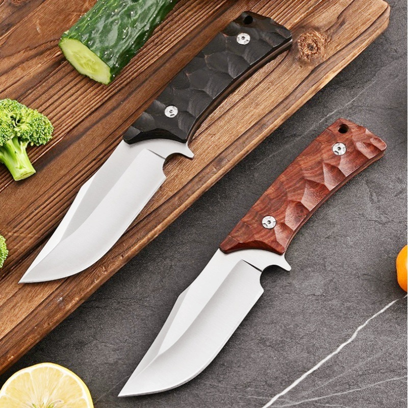 户外生存刀锋利高硬度一体钢战术刀防身露营刀多功能随身便携小刀