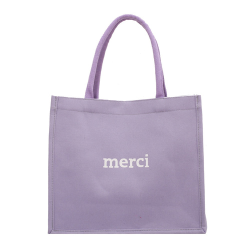 High school student class shoulder tote bag for women  new fashion versatile large capacity portable canvas commuter bag