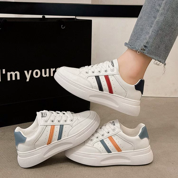 2024 весна, лето, осень и зима, внешняя торговля, новая женская обувь, женская обувь, школьная обувь, маленькая белая обувь, низкий пояс с круглой головой