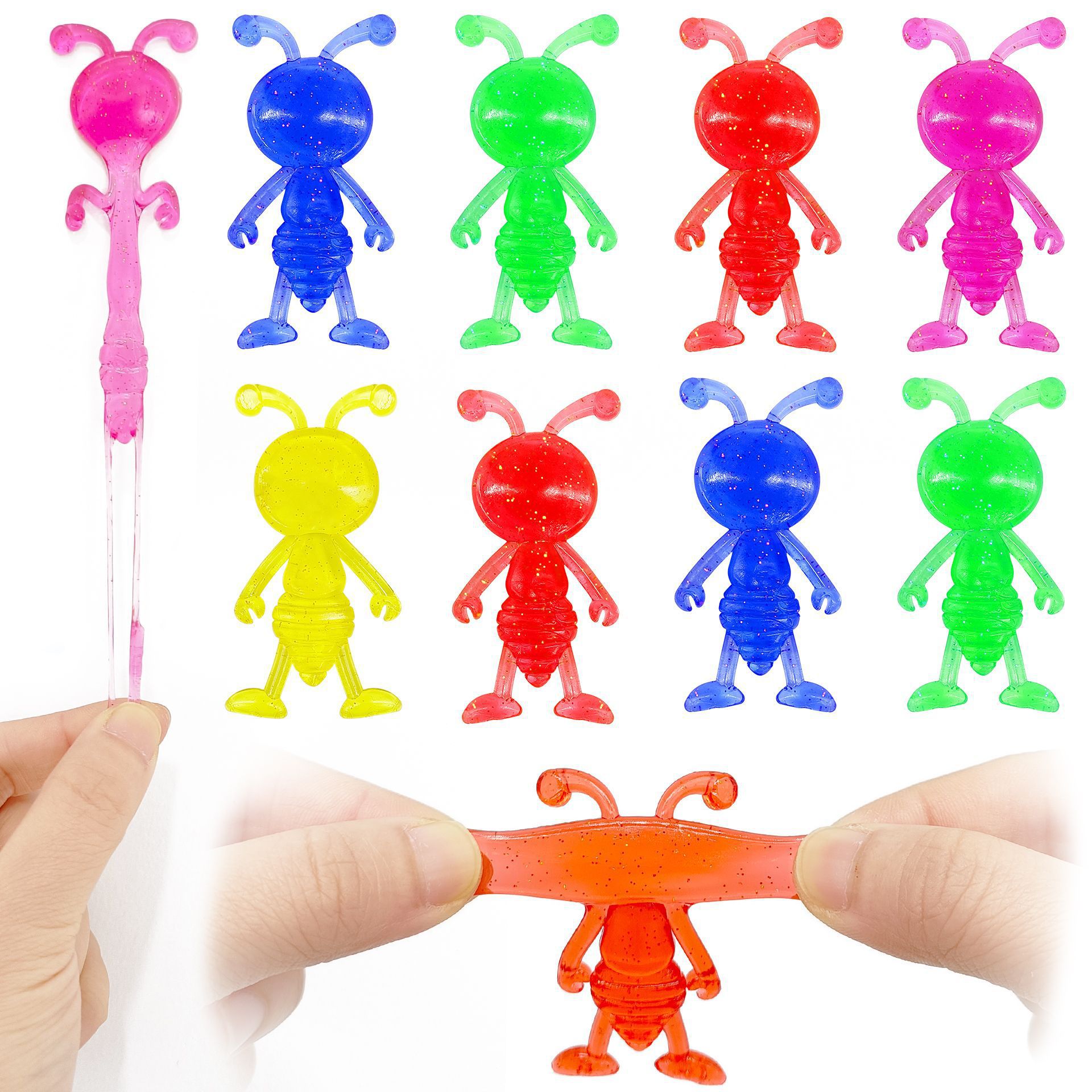 Wholesale Luya soft bait shrimp floating hammer and shrimp fake fake bait fake bait Texas inverted fishing group simulation fish bait 2