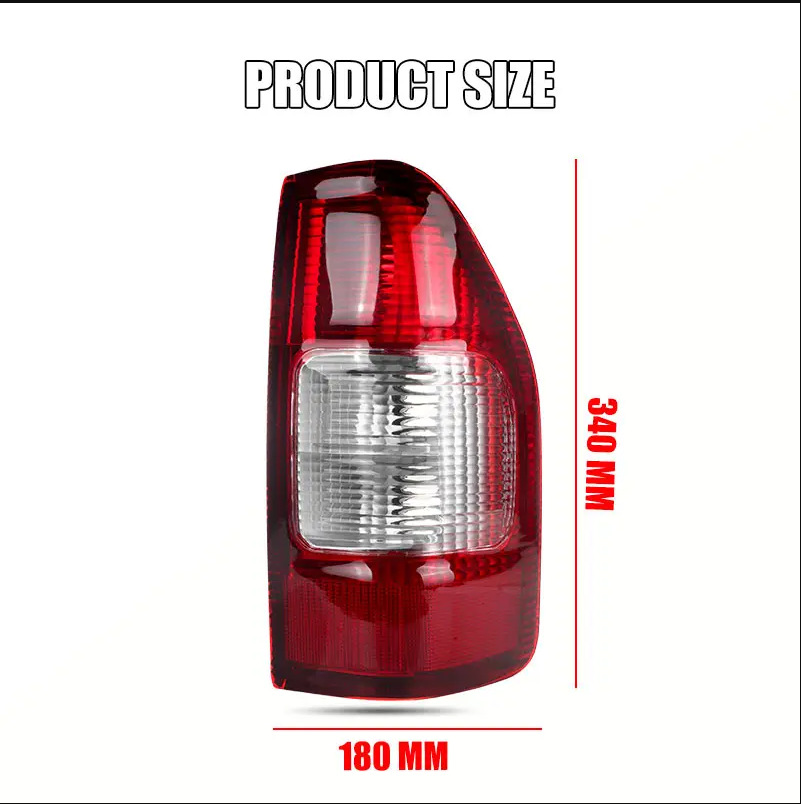 Suitable for Isuzu Dmax 02-06 Models Rear Tail Light Semi-Assembly, Brake Light, Reversing Light, Turn Signal Light