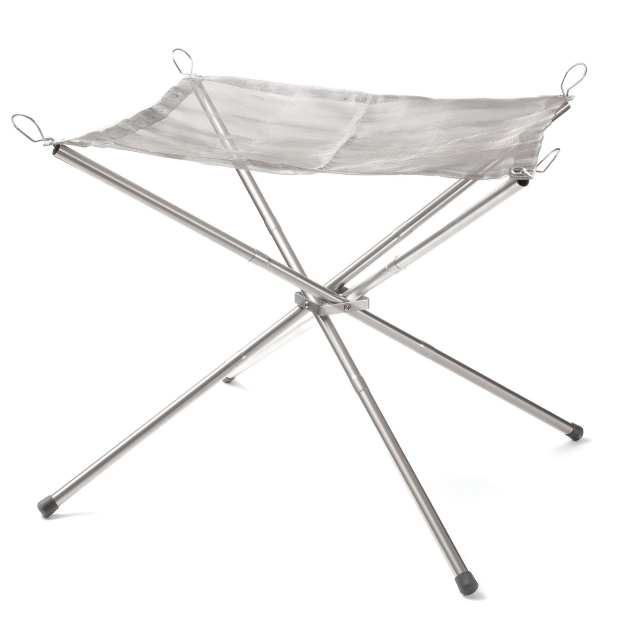 Ise Mount Portable Outdoor Fire Pit Camping Grill Stainless Steel Ultra-Light Folding Barbecue Grill Campfire Stove