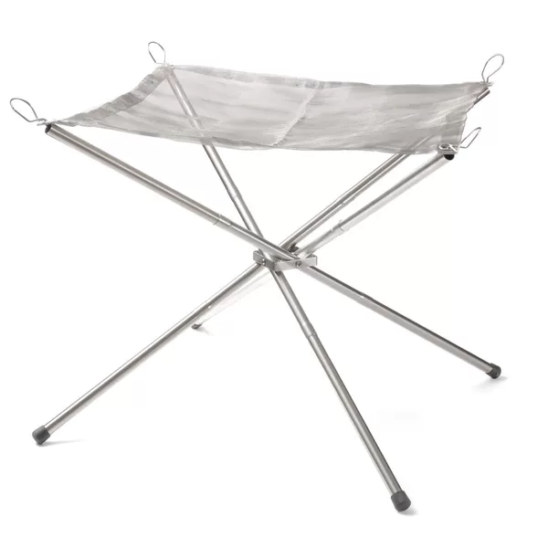 Ise Mount Portable Outdoor Fire Pit Camping Grill Stainless Steel Ultra-Light Folding Barbecue Grill Campfire Stove