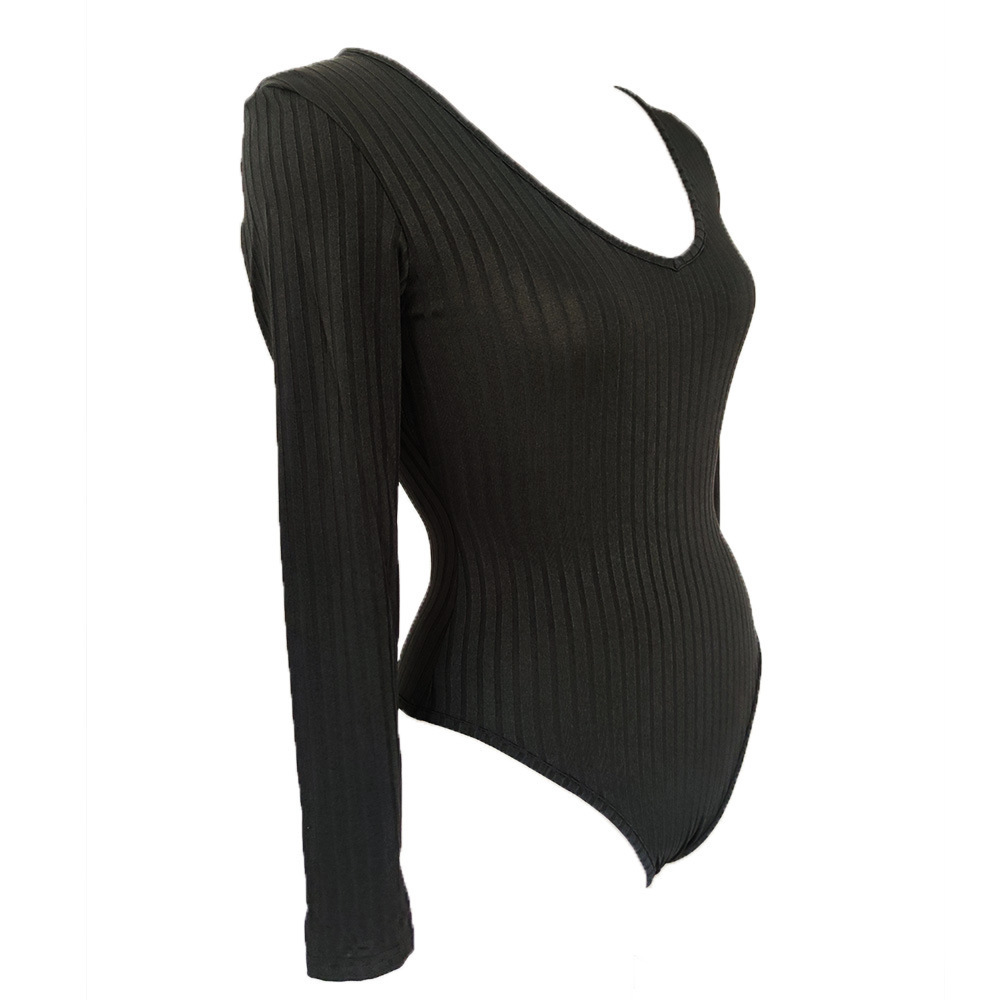 Solid Color Pattern Wholesale Women'S Simple Style Solid Color Patchwork Bodysuits