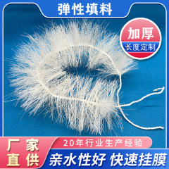 150立体弹性填料 厂家批发水处理生物滤池曝气塔软性毛刷填料