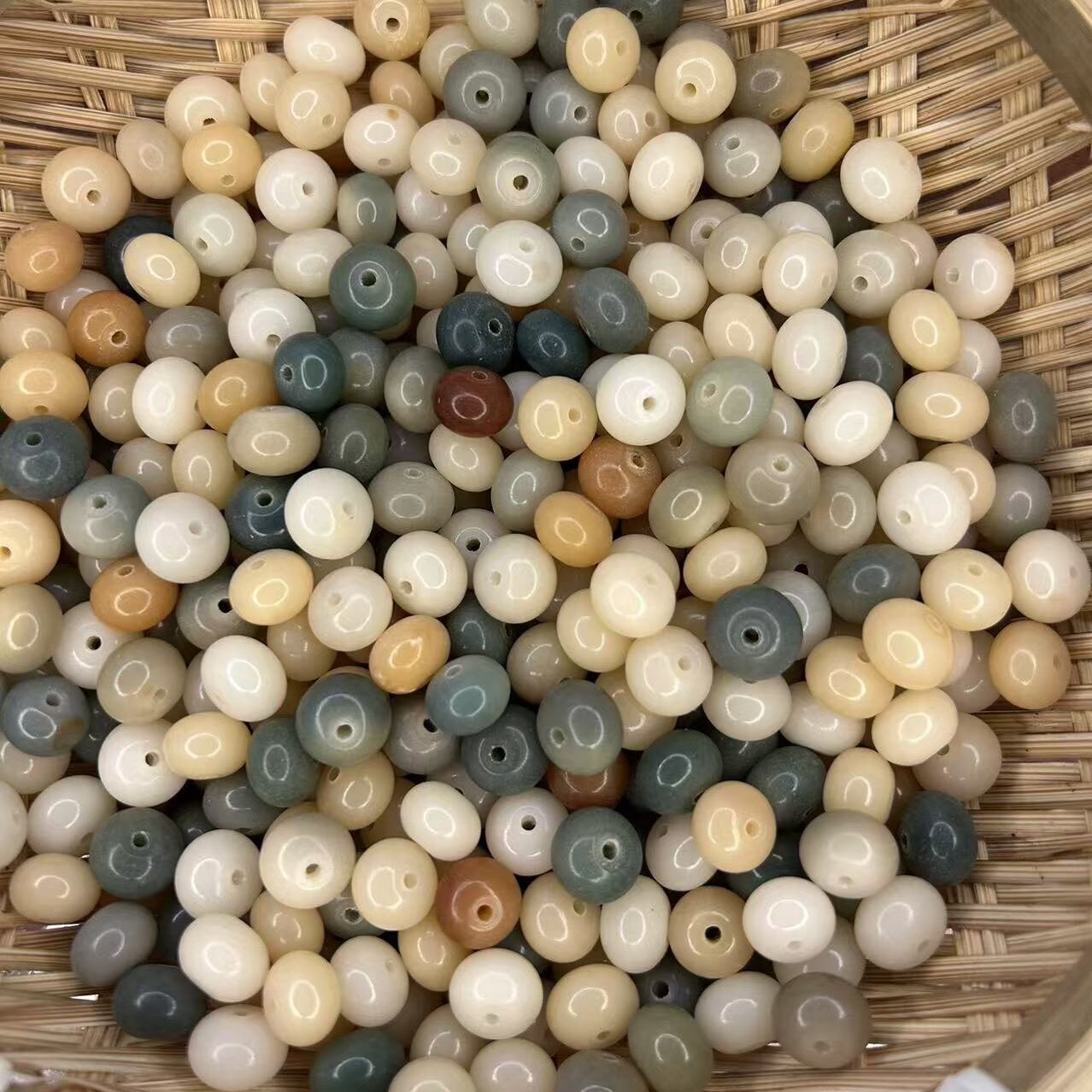 Бусины Duobao Яблоко 9X12мм