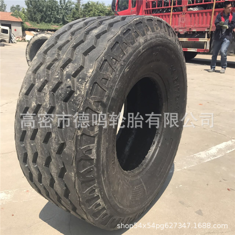 Neumático de nylon 14,5/75-16.1 guía de profundización patrón de maquinaria agrícola neumático empacadora neumático