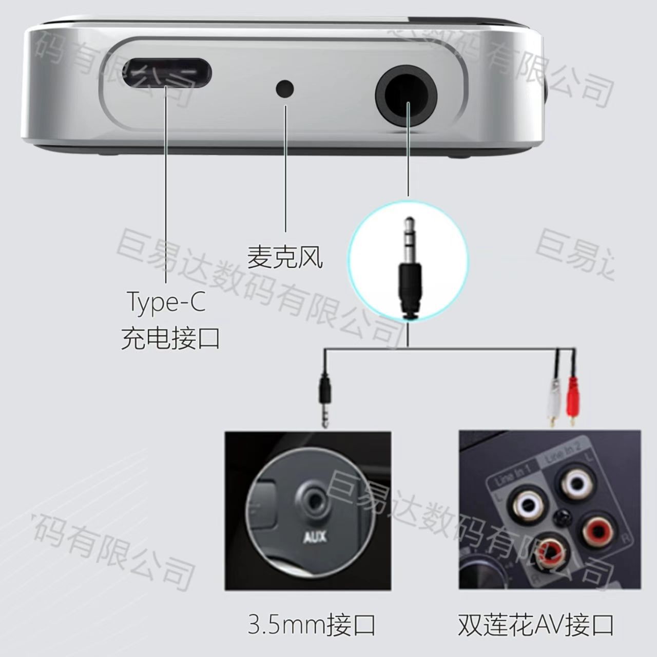 Receptor y transmisor de audio Bluetooth 5.2 nuevo de 2022, transmisor de TV para automóvil AptxAdaptive, dispositivo Bluetooth