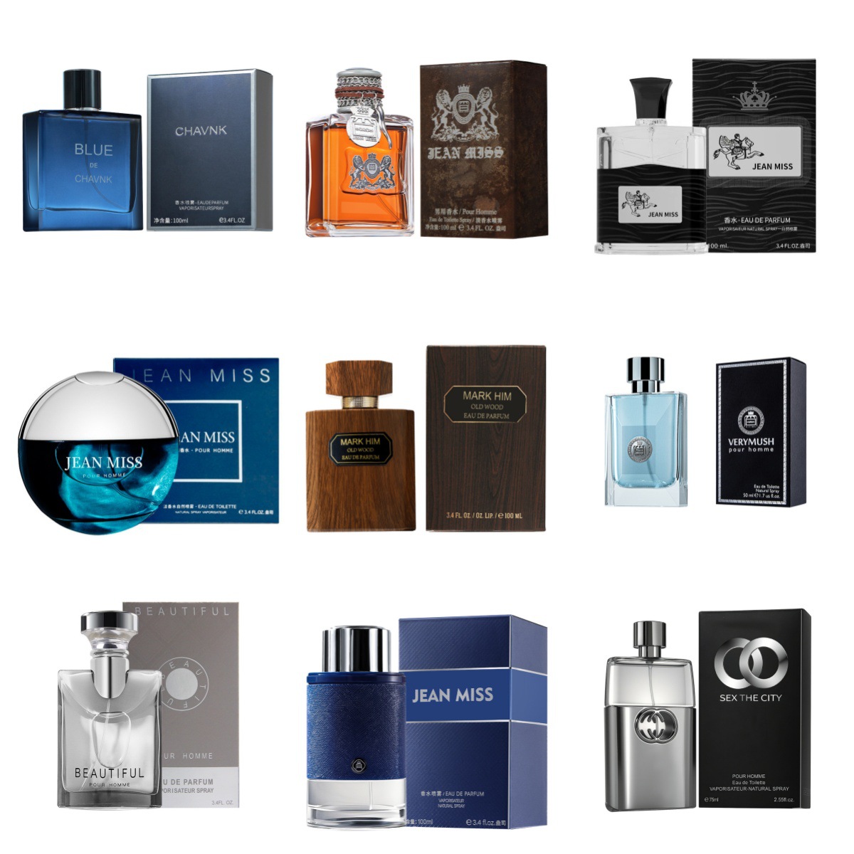 Tiktok Trending Men's Perfume Dirty Talk Sinful Love Earth Cologne High-End Perfume Live Cross-Border Perfume