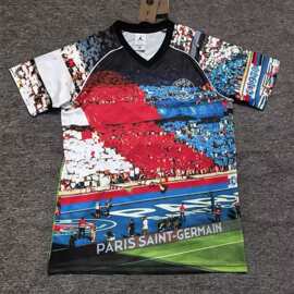 Paris jersey2526巴黎新款球衣巴黎训练服球迷版跨境足球服批发衫