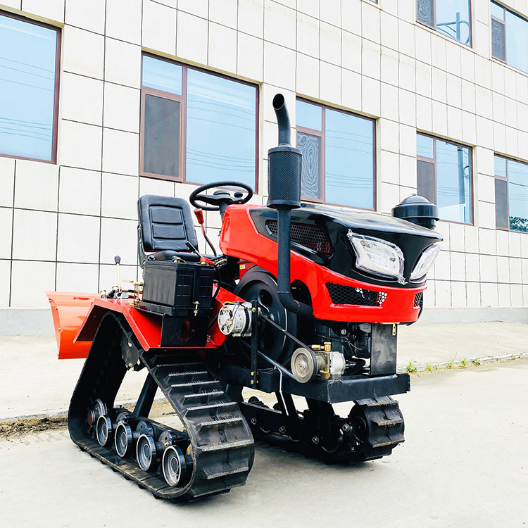 Arroz y seco Tractor agrícola empuje tierra pala 35 caballos de fuerza de agua y tractores de tierra seca micro-Labrador