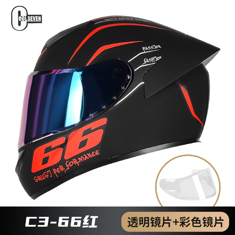 3C certificado casco de la motocicleta DOT casco completo casco de la motocicleta del coche eléctrico de comercio exterior fábrica Four Seasons National Standard Class A