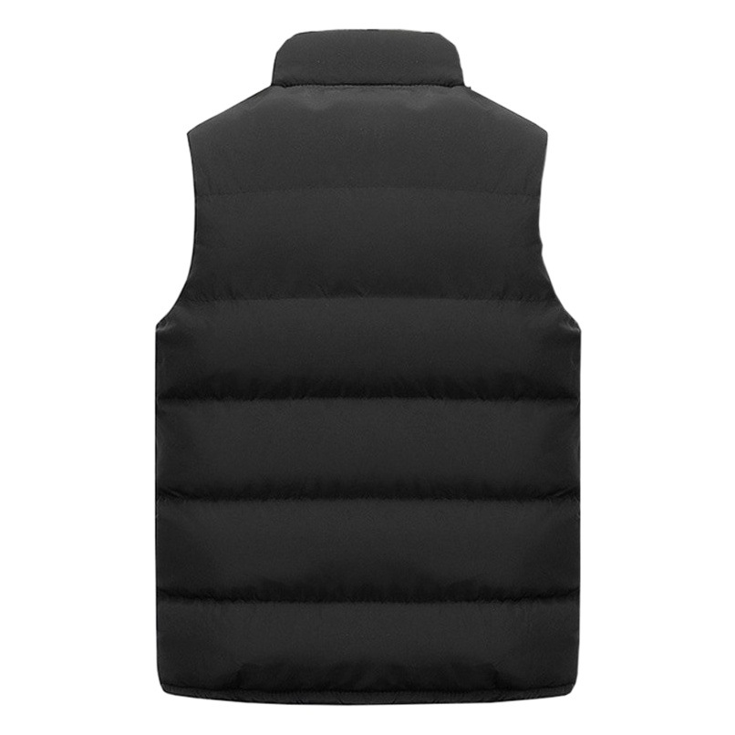 New men's cotton-padded jacket vest men's casual warm cotton-padded jacket cotton vest sleeveless vest