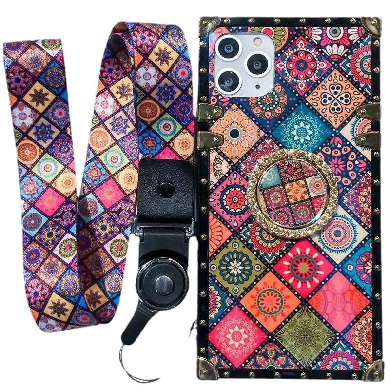 Stylish Ethnic Blue Persian Pattern Phone Case For Iphone Samsung_voghion.com