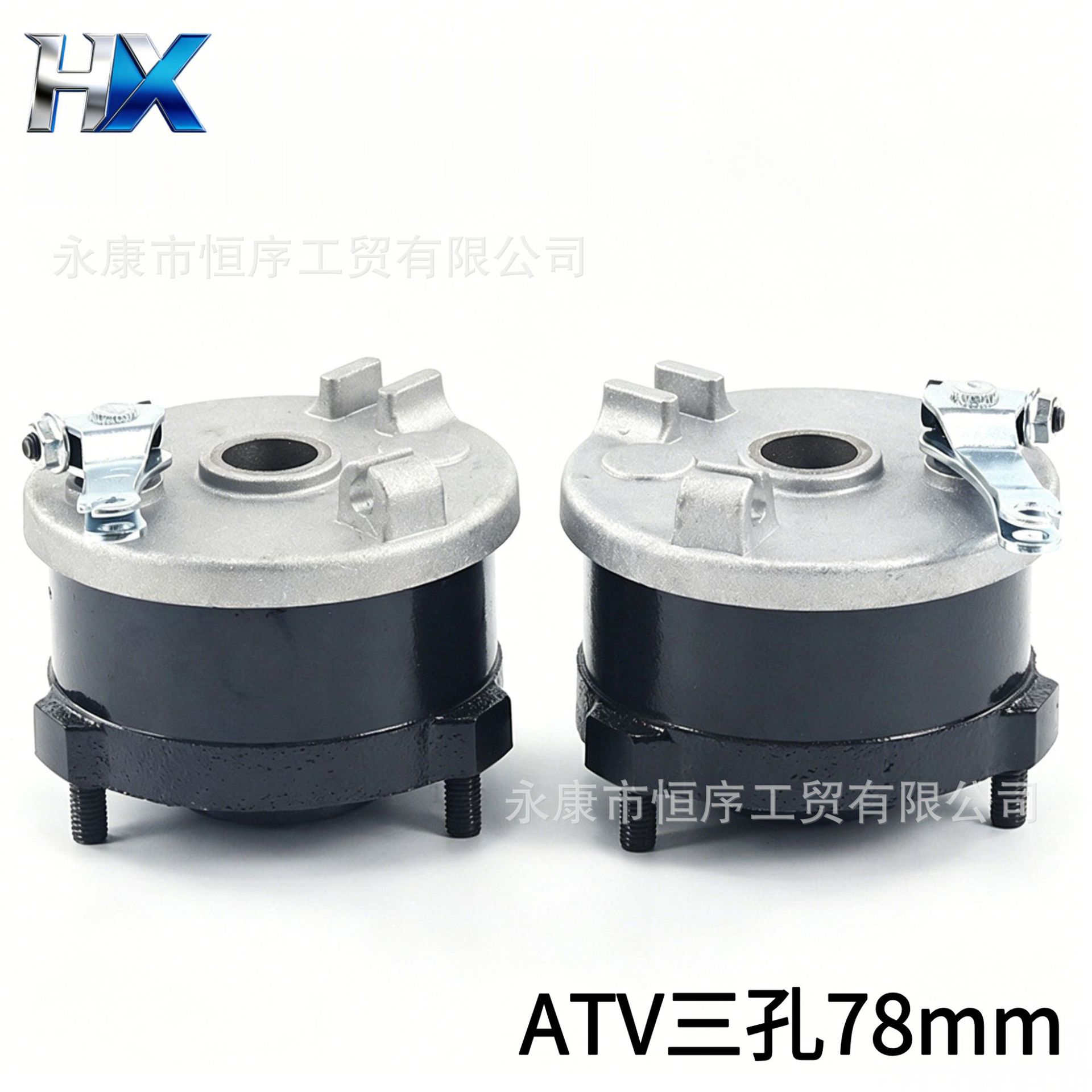 Atv Beach Vehicle Little Bull Little Dinosaur Front Brake Dual Brake Drum Brake Three-Hole 78mm Drum Brake