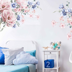 廠家批發富貴牡丹花牽牛花植物花卉牆貼兒童房客廳臥室裝飾貼畫31