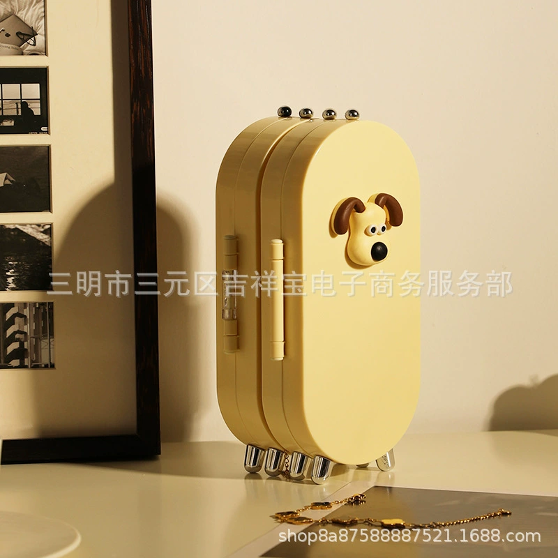 2023 новый стиль ювелирные изделия для дома многофункциональная складная коробка для хранения серьги серьги серьги ожерелье браслет ювелирные изделия для хранения коробки выставка