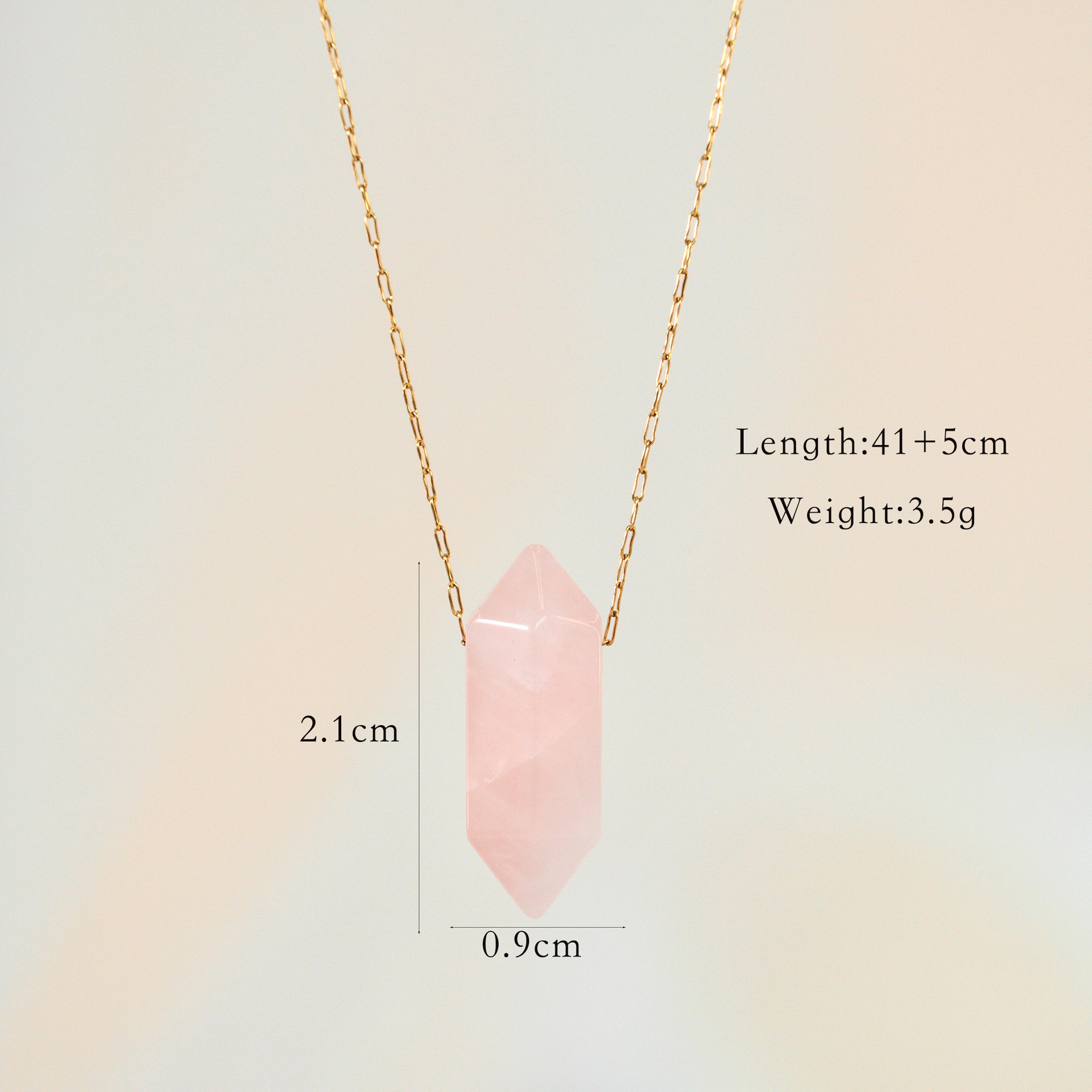 Cross, Moon Pattern Women's Gender IG Style French Style Cross Moon Natural Stone Titanium Steel 14K Gold Plated Pendant Necklace In Bulk