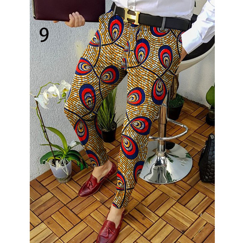 2025 European and American Autumn/Winter 3D Printed Slim Grid British Casual Personal Long Pants in Multiple Styles