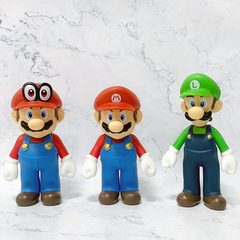 Large Super Mario Mario Luigi Desk Ornament Figure Toy Model Doll Gift Decoration