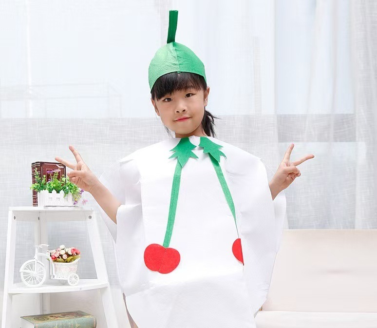 ハロウィンの舞台服六一子供の祝日の公演服の現物の果物服の野菜の演技服の卸売りの親子服|undefined