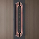 Роскошная стеклянная дверная ручка, новая черная антикварная медная дверная ручка в китайском стиле, раздвижная дверь, деревянная дверь, алюминиевая резная ручка