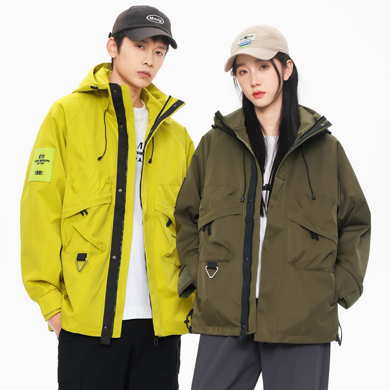 Otoño y invierno nuevo al aire libre chaqueta de asalto hombre y mujer chaqueta de montaña chaqueta de pareja chaqueta casual chaqueta de color brillante de moda