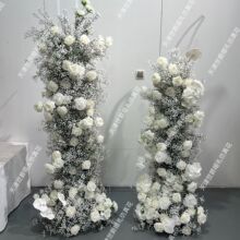 新款外销婚礼舞台布置橱窗门头装饰摆件满天星系列1.6m+2m长背景