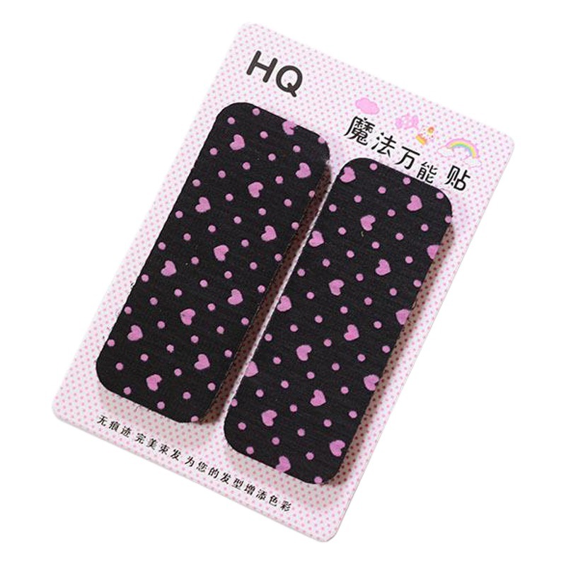 2-piece bangs hair stickers hair stickers hair stick hair stick hair Hook & loop female head Post broken hair stick hook & loop headdress