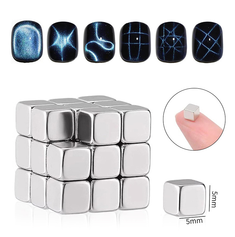 Suministro directo transfronterizo nuevo cigarro multifuncional varilla magnética arte de uñas imán de dos cabezas imán de succión fuerte de ojo de gato cinco en uno