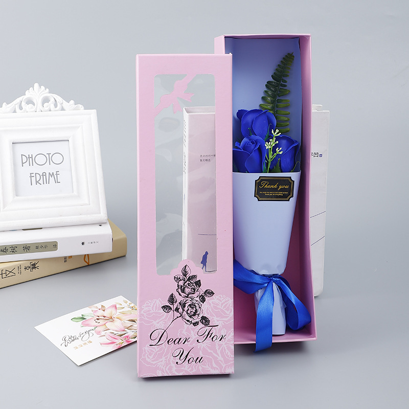 Sanba diosa Festival creativo Rosa jabón ramo caja de regalo para hombre novia regalo empresa actividad regalo